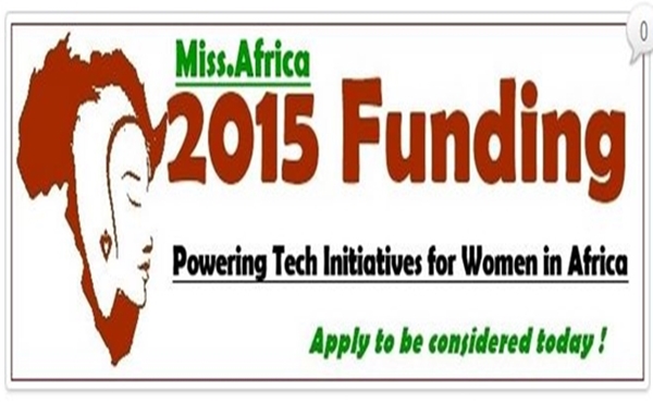 Miss.Africa announces 2015 Seed Funding Tech Initiative for women in Africa