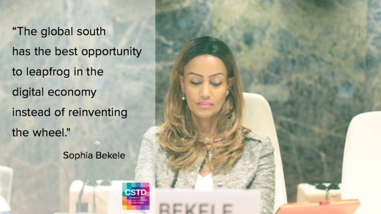 We need to address the digital gender divide to bridge the economic divide- Sophia Bekele