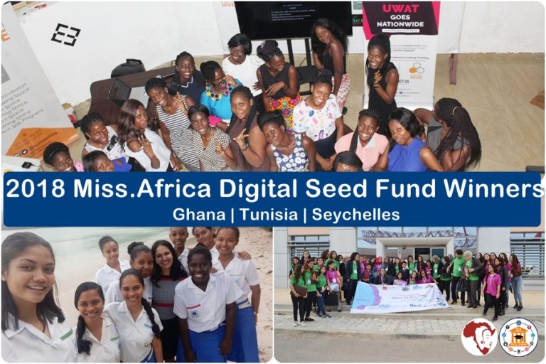 2018 Miss.Africa Digital Seed Fund Winners Announced