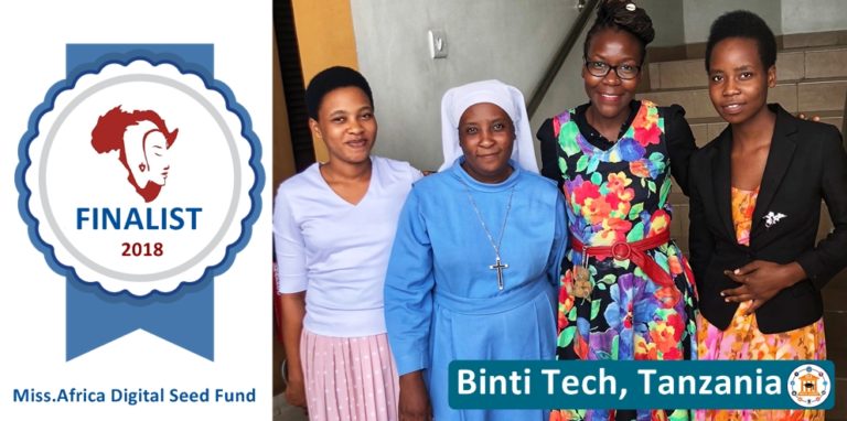 Meet Binti Tech, a Finalist in the 2018 Miss.Africa Seed Fund will empower female entrepreneurs with ICT Digital Skills