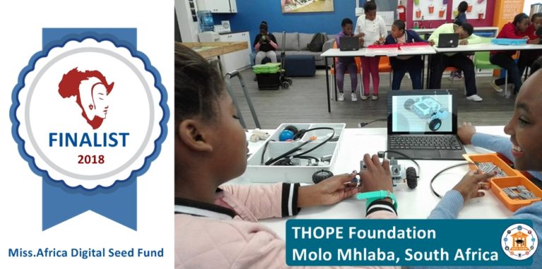 Molo Mhlaba, Finalist in the 2018 Miss.Africa Seed Fund: Aims to be a network of iSTEAM schools