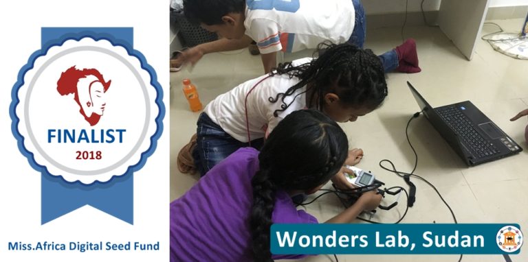 Wonders Lab, Finalist in the 2018 Miss.Africa Seed Fund: motivates young girls to step in the tech field