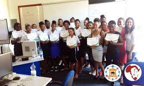 Girls design and publish their first ever websites at Miss.Africa Digital funded training, A sign of future opportunities in ICT