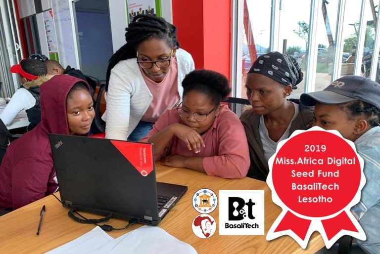 BasaliTech, Lesotho – a 2019 Miss.Africa Digital Seed Fund Winner wants young girls to secure their futures through STEM training