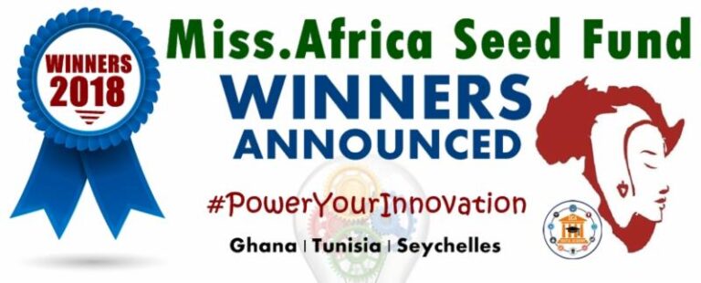 2018 Miss.Africa Seed Fund Winners