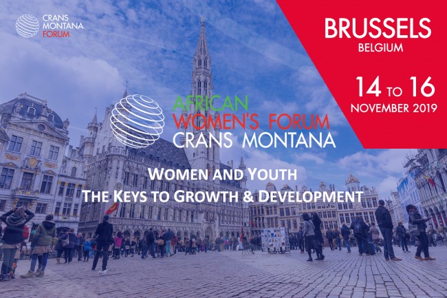 Bekele Stresses Opening Up The Business Sector To Women And Youth In The Age Of The Digital Revolution at the 2019 Crans Montana African Women’s Forum in Brussels.