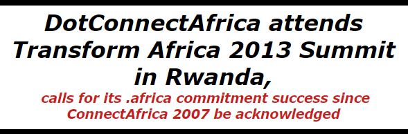 Rwanda: DotconnectAfrica attends Transform Africa 2018.
