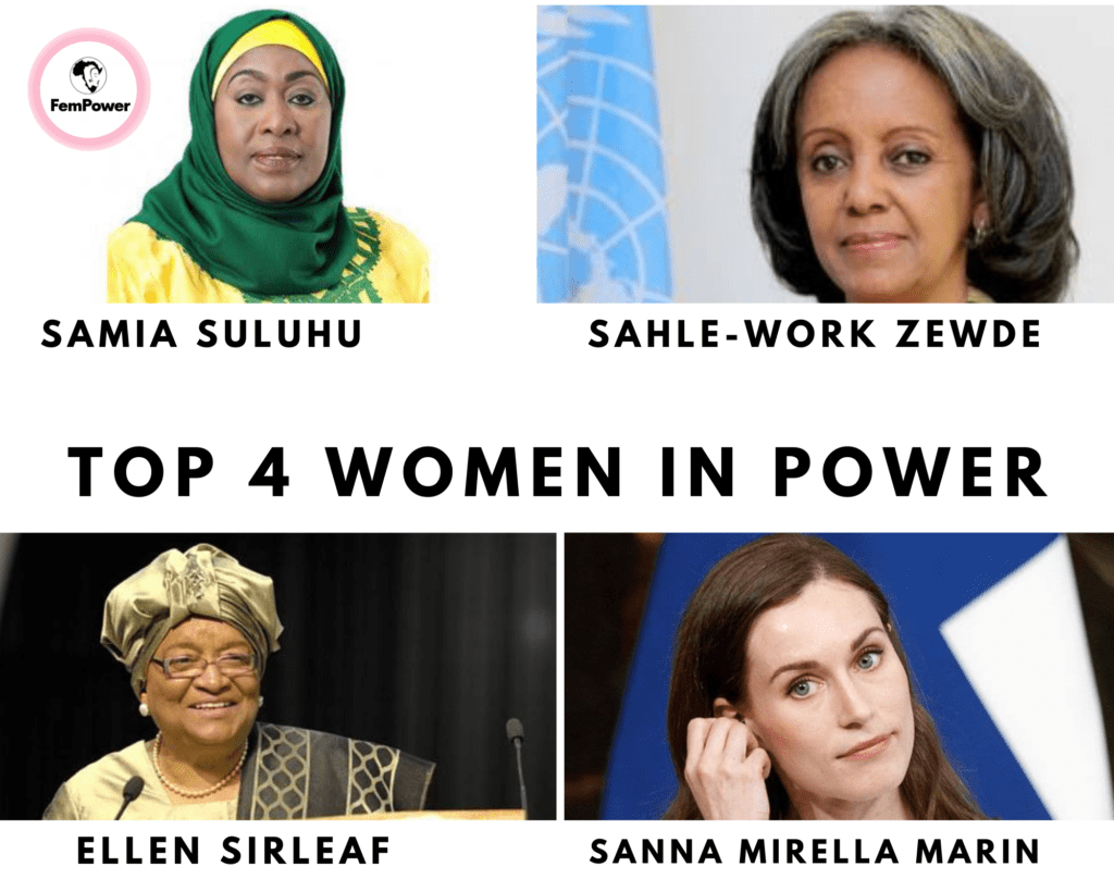 Top four women in power