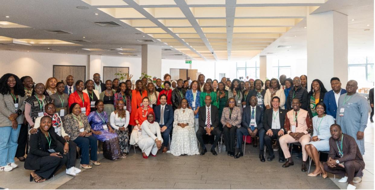 a group of people at a stem workshop